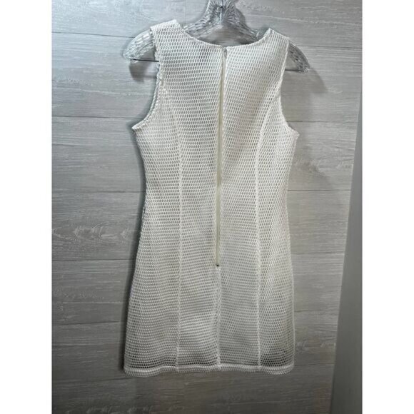 Forever 21 White Mesh Mini Tank Dress Sleeveless Medium‎ - Picture 2 of 4
